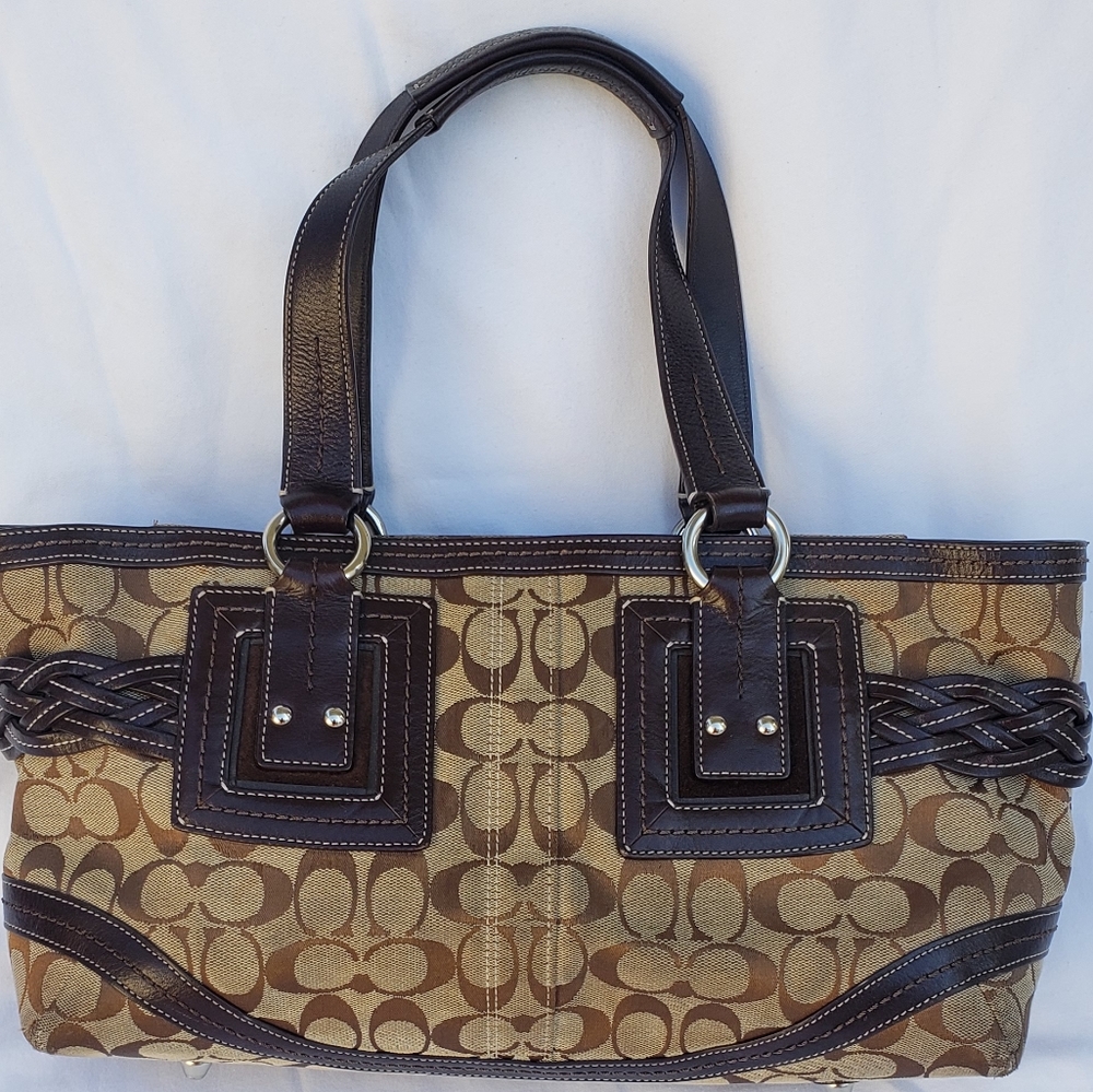 Coach top handle bag
